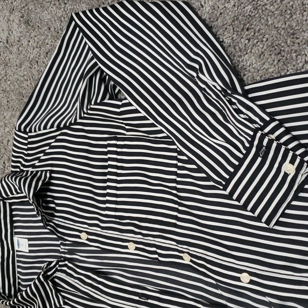 striped button down - Picture 2 of 3